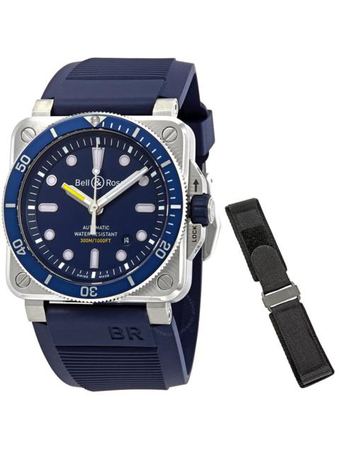 Other Designers Bell & Ross Diver Automatic Blue Dial Men's Watch BR0392-D-BU-ST/SRB