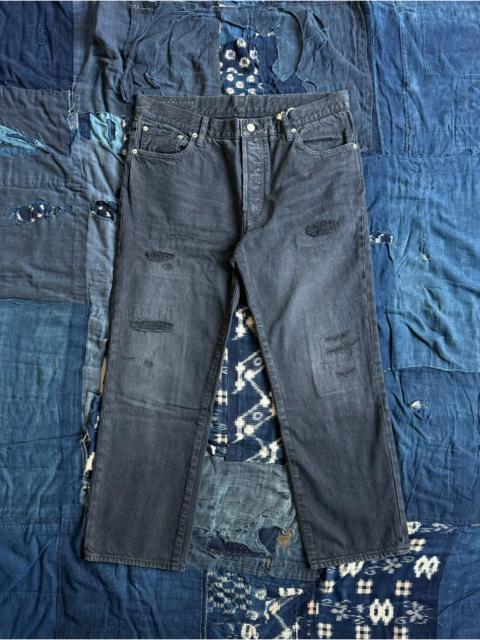 visvim VISVIM 24AW ICT Social Sculpture 10 CMYK BLK DMGD – Exhibition Exclusive Jeans