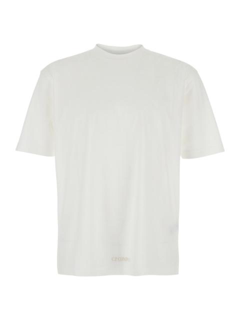 C.P. Company C.P. Company Men T-Shirt '0 Gravity' White With Round Neck And Short Sleeves In Cotton Men