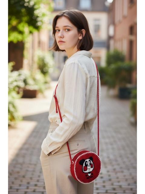 Other Designers 🔥 MERRY SUPER LOVERS JAPAN Crochet Knitted Round Sling Bag