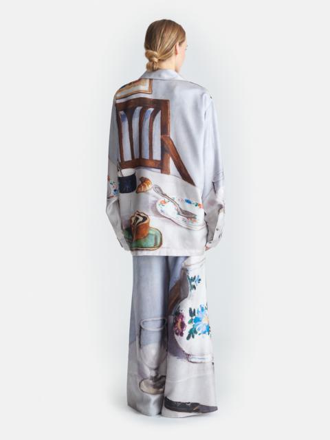 Nanushka Printed Silk Twill Shirt