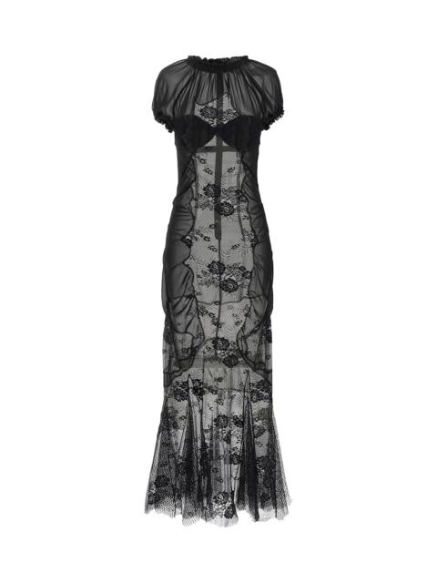 THE ATTICO Lace Tulle Dress