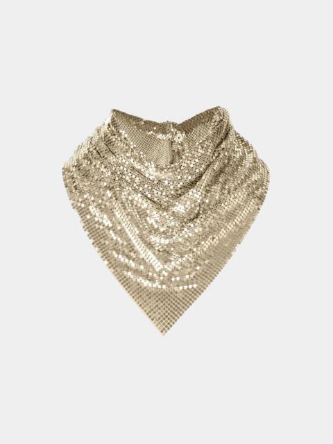 rabanne GOLD CHAINMAIL SCARF