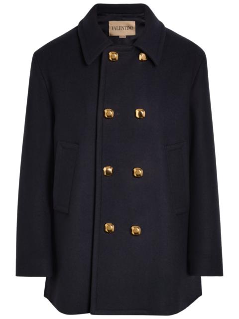 Valentino Valentino Garavani Double-breasted Wool Peacoat