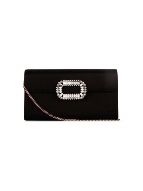 Roger Vivier Roger Vivier Sexy Choc Buckle Clutch In Satin