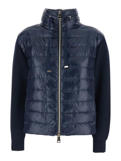 Herno Herno Women Bimaterial Cotton Nylon Jacket