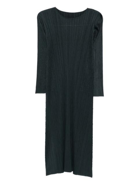 Pleats Please Issey Miyake Pleats Please Issey Miyake Women Pleated Long Dress