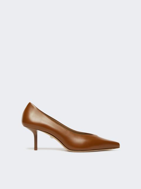 Max Mara LIGHTPUMP Smooth leather court shoes