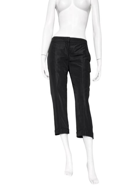 Other Designers zOthers - Alexander Mcqueen Spring 2007 Runway Black Silk Bumster Pants 38