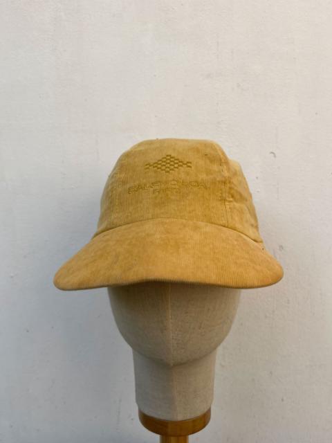 BALENCIAGA Vintage Balenciaga Paris Corduroy Cotton Cap