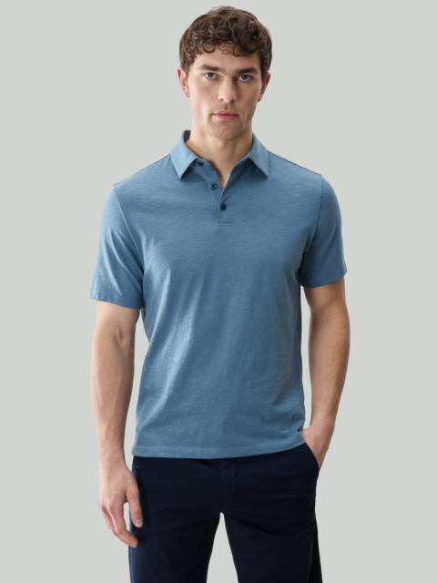 ROBERT BARAKETT Brightwood Short Sleeve Slub Polo