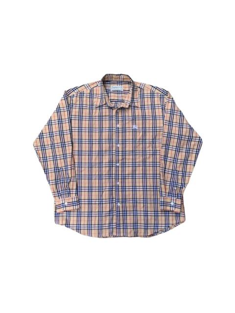 Other Designers Vintage Burberrys London Nova Check Brown Oxfords Shirts