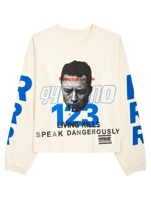 RRR123 Rivington Roi Rebis Speak Dangerously Printed Cotton top