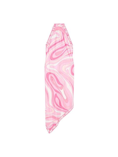 Iride-print dress