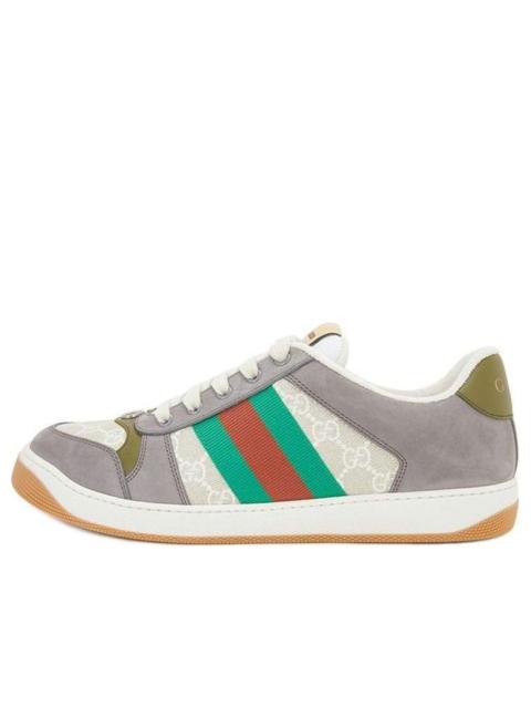 Gucci Screener Sneaker 'GG Canvas - Grey Beige' 703648-UULG0-9680