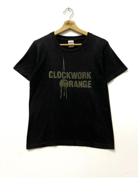 Other Designers Vintage A Clockwork Orange Movie Namelist T-shirt Black