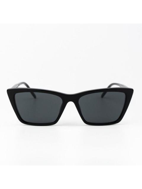 SAINT LAURENT Saint Laurent Men Sunglasses Black Cat Eye SL737 MICA THIN 001 BRAND NEW