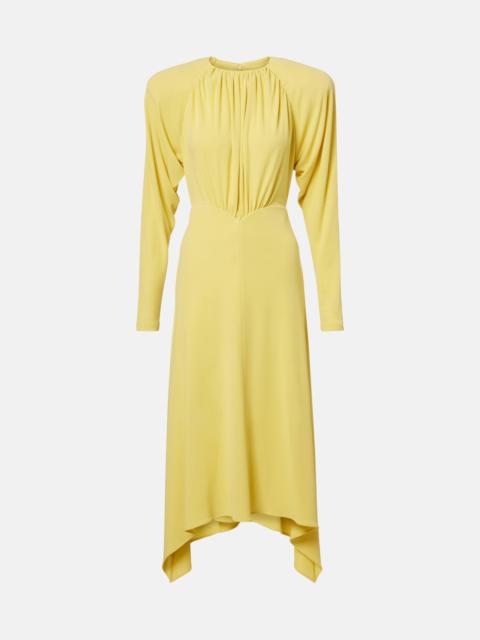 Stella McCartney Draped jersey midi dress
