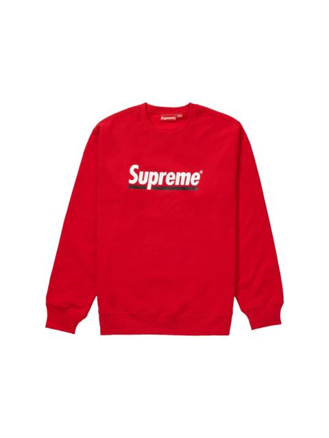 Supreme Supreme Underline Crewneck Red