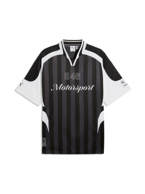 PUMA PUMA BMW M Motorsport Lifestyle Short Sleeve Jersey in Puma Black at Nordstrom