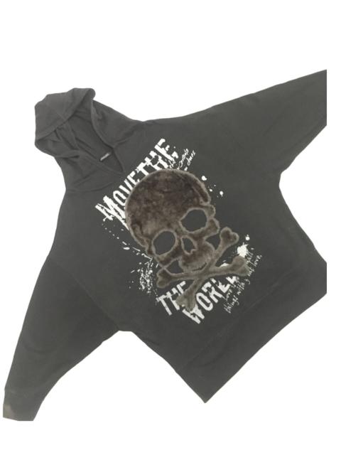 Other Designers Japanese Brand - Cornflake Move The World Hoodies Mohair Skull