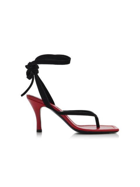 CHRISTOPHER ESBER Frida Flip Flop Heel red