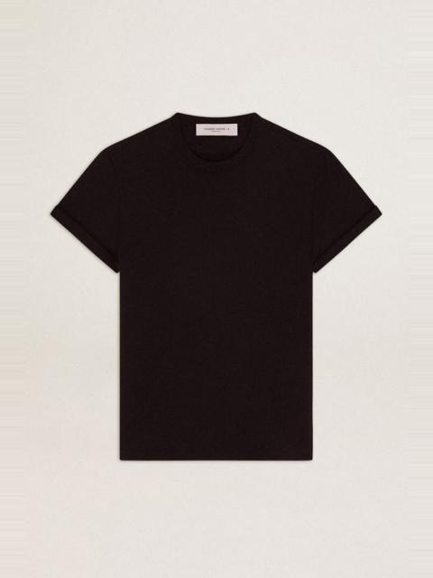 Golden Goose Women’s regular-fit distressed T-shirt in black