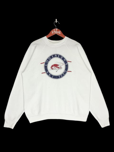 Other Designers Vintage - 90s Louisiana Ski Team Sweatshirt Crewneck Big Logo