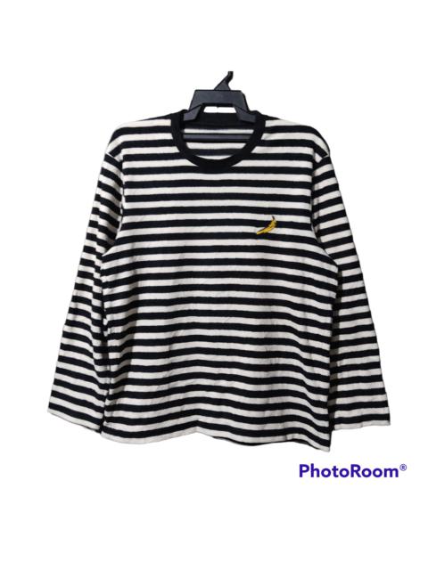 Other Designers Andy Warhol x Uniqlo Banana Long Sleeve Stripes