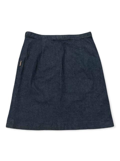 Burberry Vtg Burberry Blue Label Indigo Denim Mini Skirt W24x16