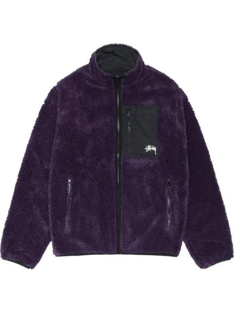 STUSSY Men Sherpa Reversible Jacket