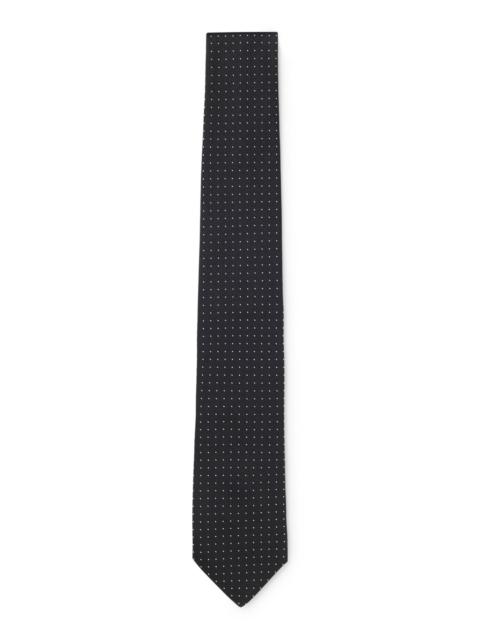 BOSS JACQUARD-DOT TIE IN A SILK BLEND