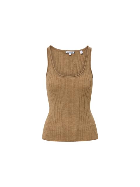 VERONICA BEARD BIRKE MERINO WOOL TANK TOP