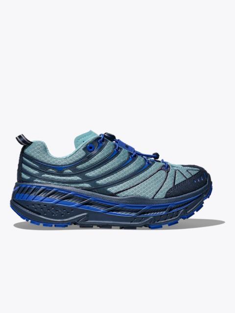HOKA Stinson Evo OG Shoes in Varsity Navy/Sea Water