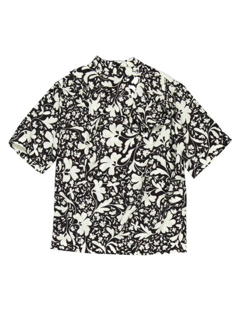 Stella McCartney Stella McCartney Black Silk Foral Print Blouse