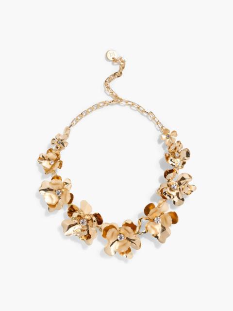 CAROLINA HERRERA Gold-tone crystal necklace
