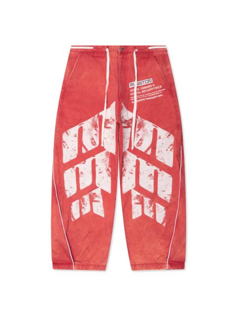 RRR123 METANOIA WORKING MAN PANT - META RED