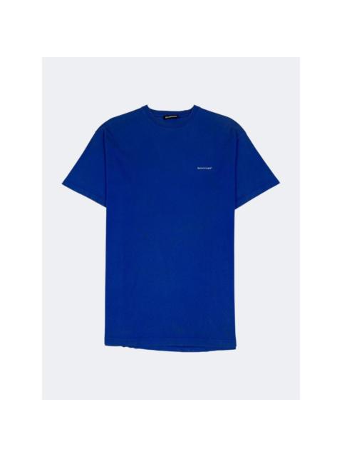 BALENCIAGA 2019 Small Print Chest Logo T-shirt