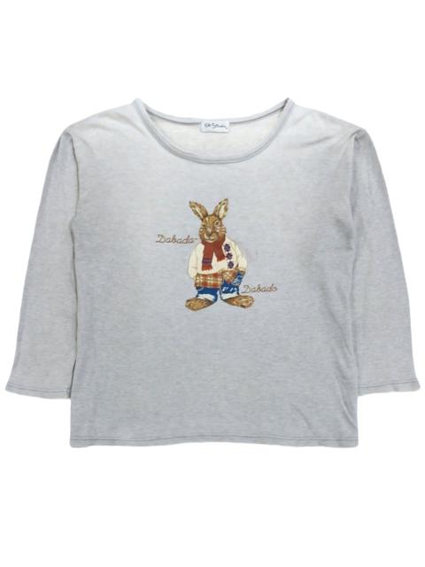 Other Designers Vintage - RARE!VTG GB. STUDIO "DABADA DABADO" RABBIT GRAPHIC L/SLEEVE