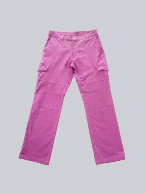 Kappa Pink Multi Pockets Cargo Corduroy Pants