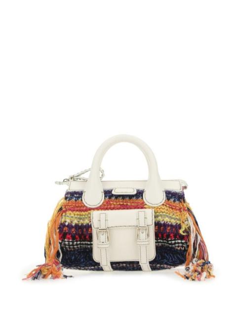 CHLOE Multicolor Fabric Mini Edith Handbag