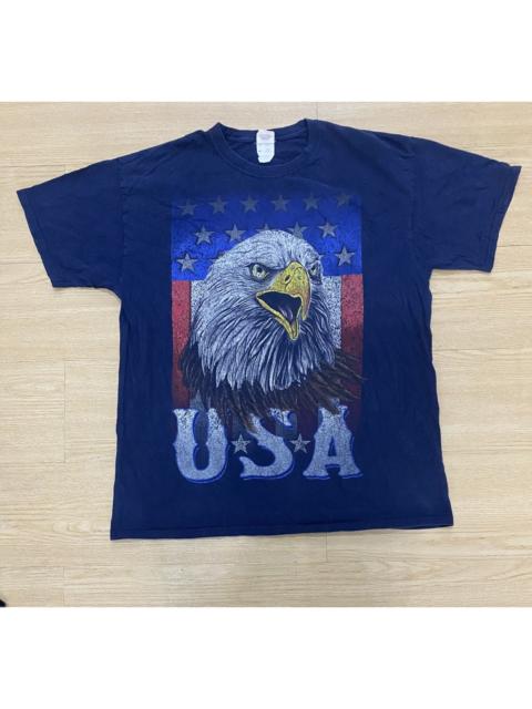 Other Designers Vintage USA Eagles Flag Shirt