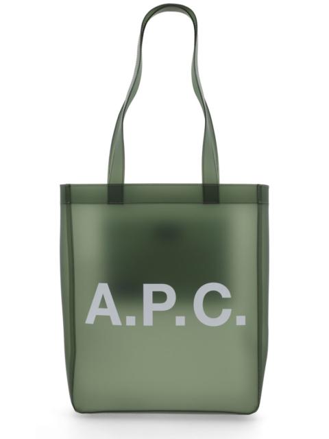 A.P.C. LOU TOTE BAG WITH LOGO