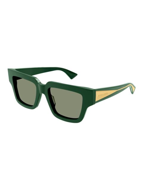 Bottega Veneta Bottega Veneta Green Square Ladies Sunglasses BV1276S 003 52