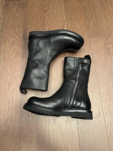 Rick Owens Rick Owens Creeper Leather Zip Boots
