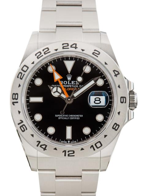 ROLEX Used Rolex Explorer II Steel 226570 Black
