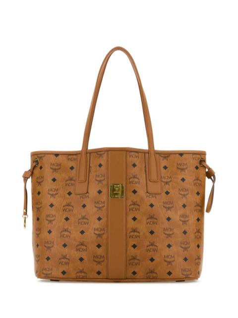 MCM Mcm Women Printed Canvas Medium Liz Shopping Bag