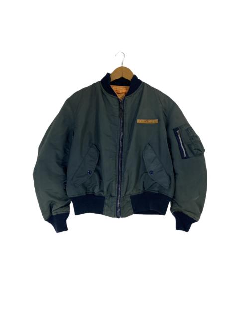 Other Designers Vintage - Vintage Avirex MA-1 Bomber Jacket Design Small Logo Design