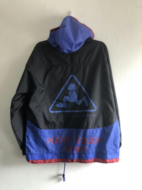 Other Designers Vintage - PLENTY TOUGH SPORT Usa Windbreaker Jacket Hoodie