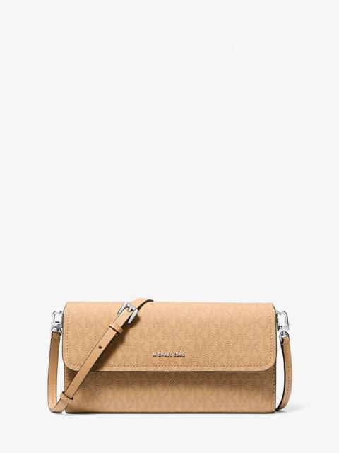 MICHAEL KORS Jet Set Small Signature Logo Convertible Crossbody Bag